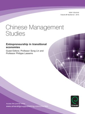 cover image of Chinese Management Studies, Volume 9, Issue 2